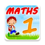 class 1 math for kids android application logo